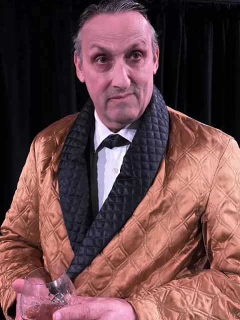 Nigel Miles-Thomas in costume props
