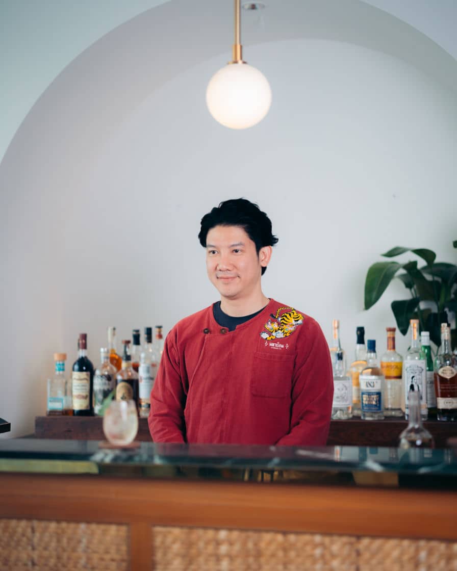 Ronnaporn K. co founder of Bangkoks Mahaniyom Cocktail Bar